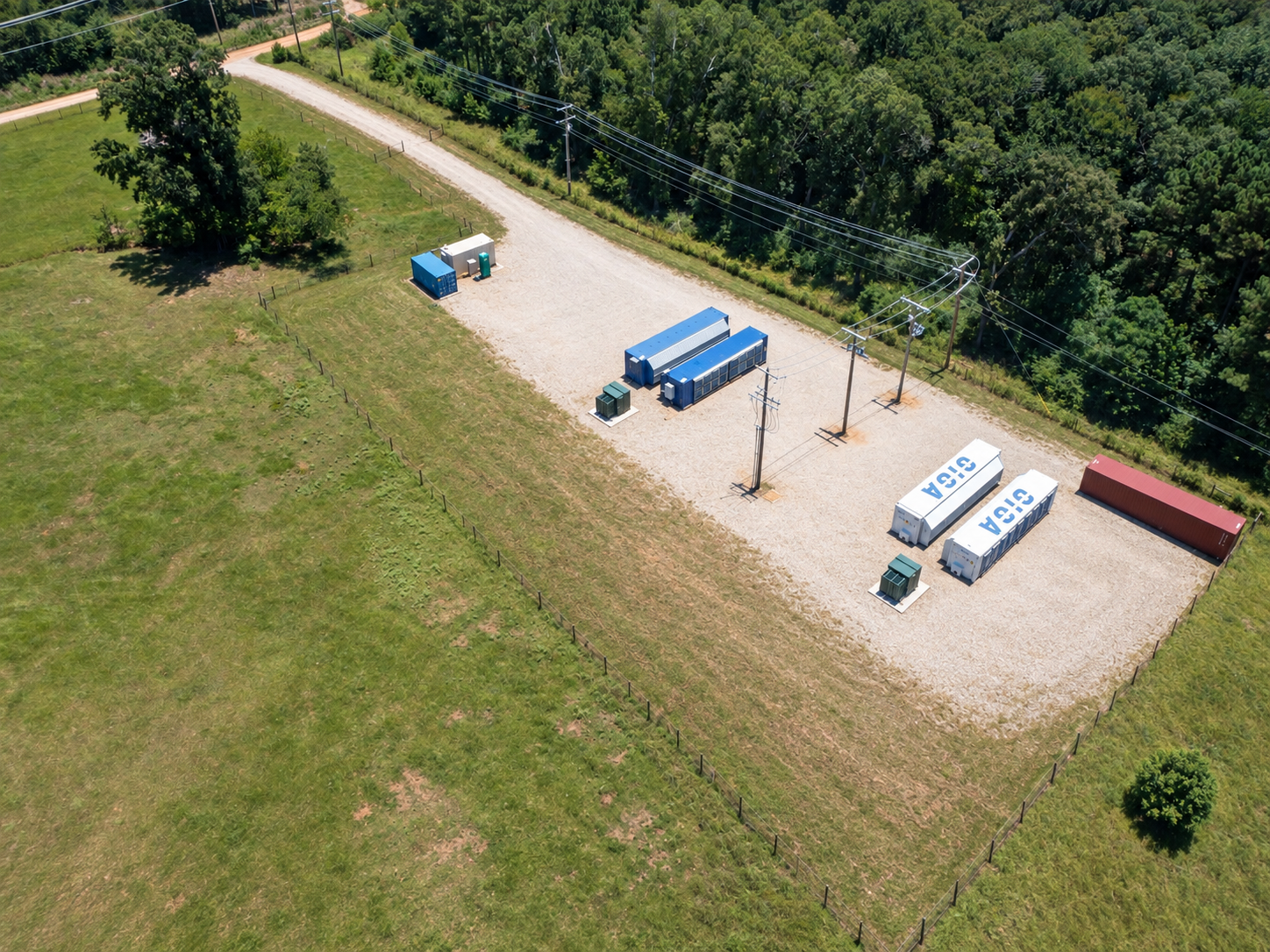 Alpha site aerial view